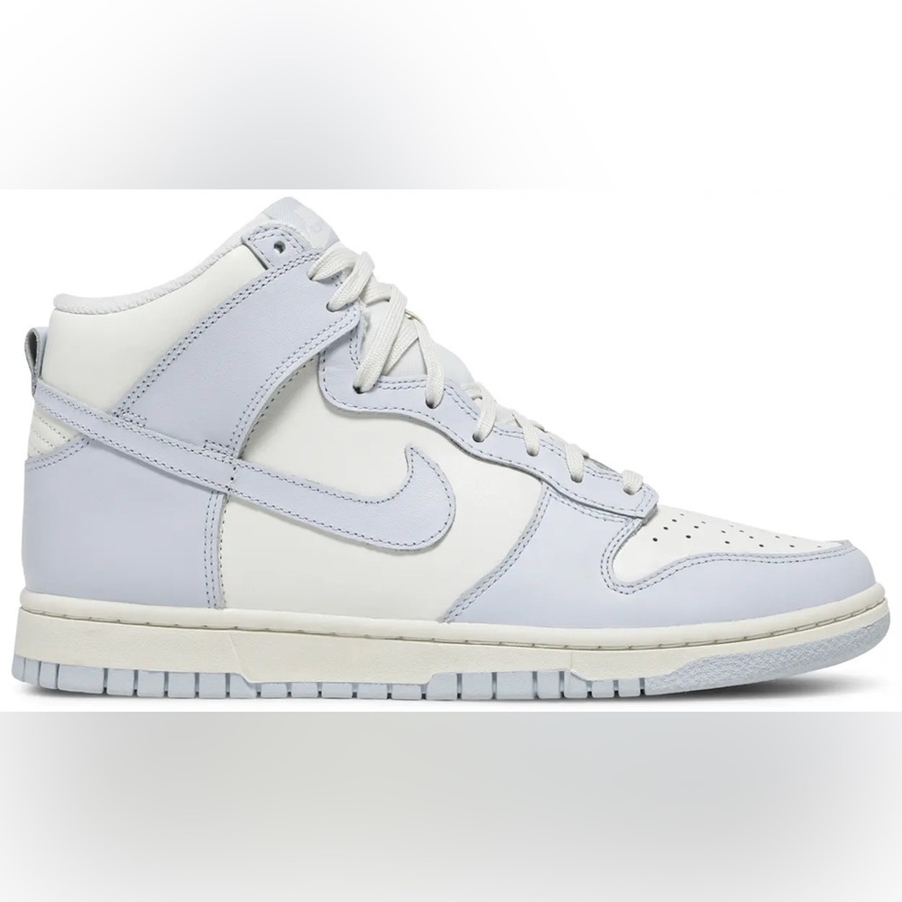 Nike Dunk High Sail Football Grey Nike High-Top Sneakers Size 8 - Picture 6 of 14